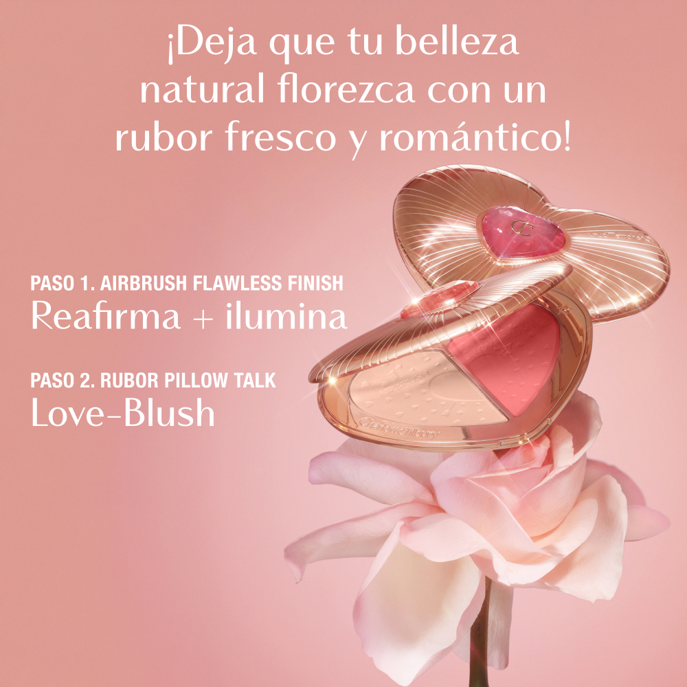 Pillow Talk Beauty Soulmates Love Blush Palette - Pasos infografía 