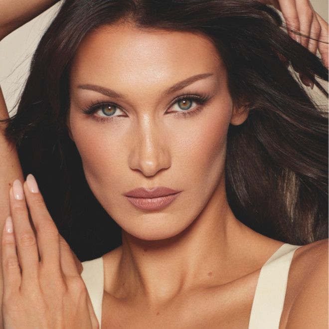 Bella Hadid wearing the Airbrush Flawless Collection