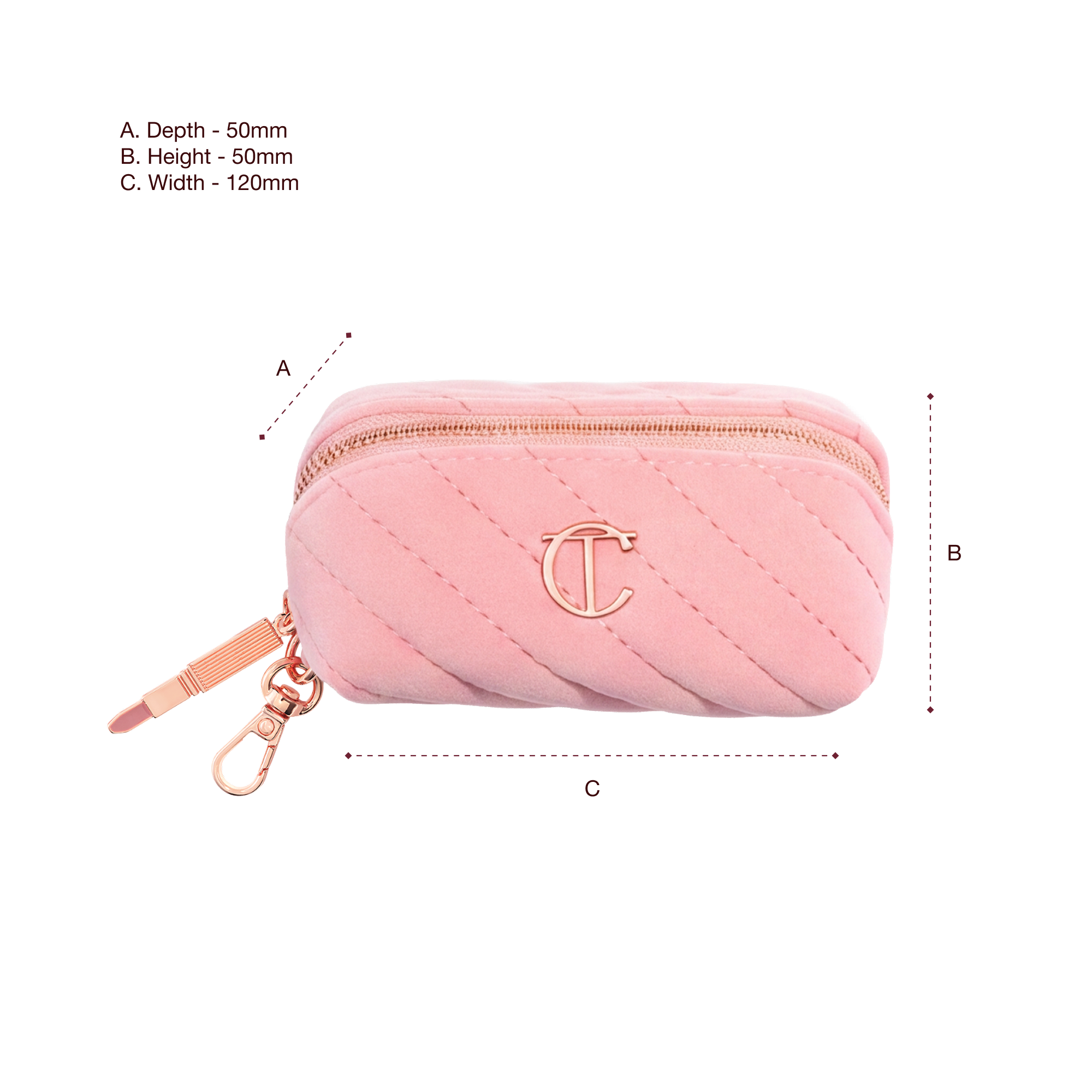 Pillow Talk Everyday icons Bag Dimensions 