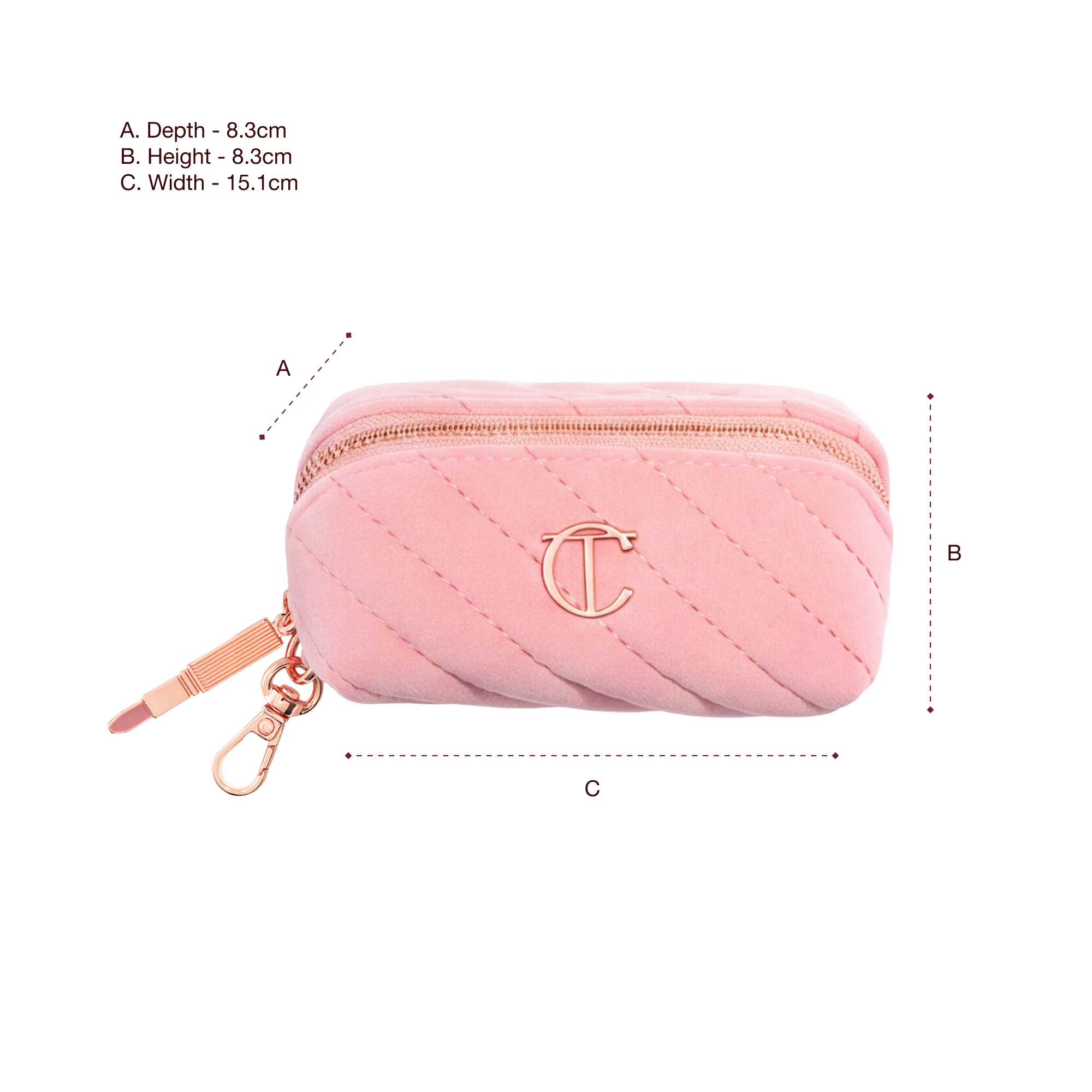 Pillow Talk Everyday icons Bag Dimensions 