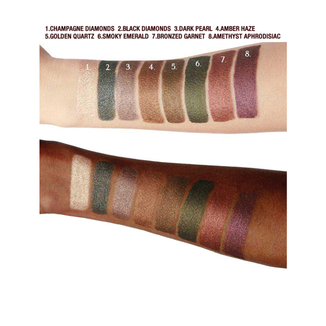 Colour Chameleon Eyeshadow Pencil in all shades Arm Swatch