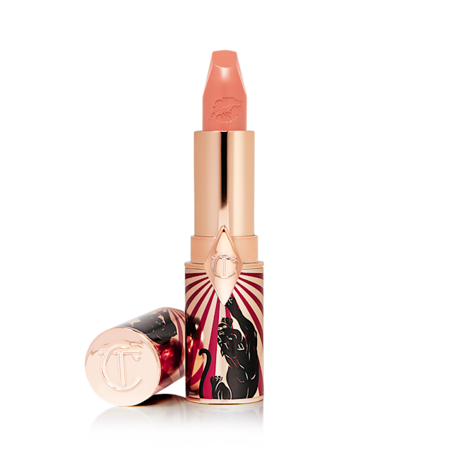Hot Lips 2 lipstick in Angel Alessandra is a peachy pink lipstick with a moisturising satin finish