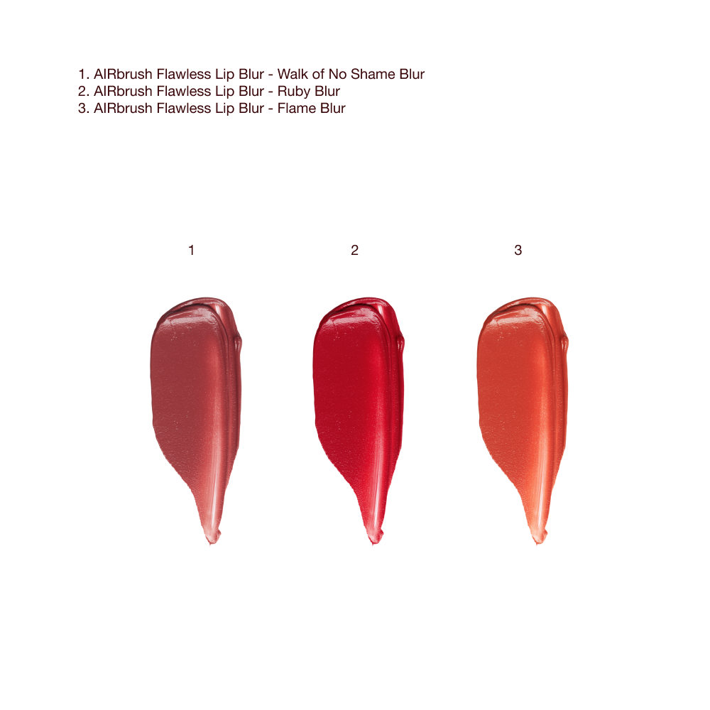 AIRBRUSH FLAWLESS LIP BLUR REDS  - SWATCH
