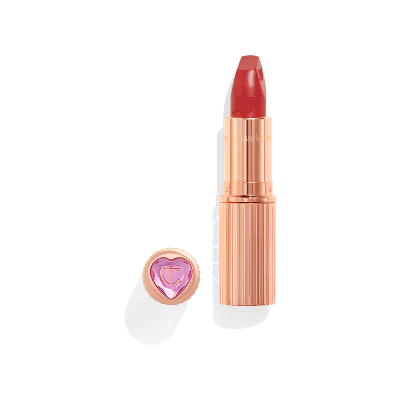 Pillow Talk Love Effect Lipstick in strawberry red shade Love Talk