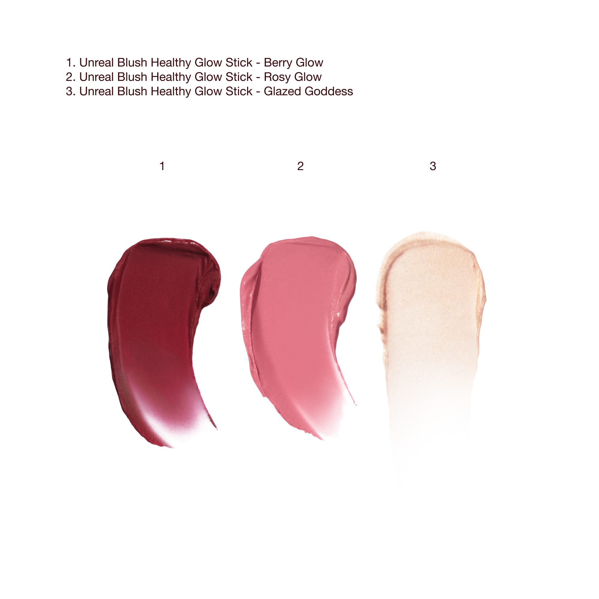 Mini Unreal Blush and Glow Trio Packshot - Texture Swatch 