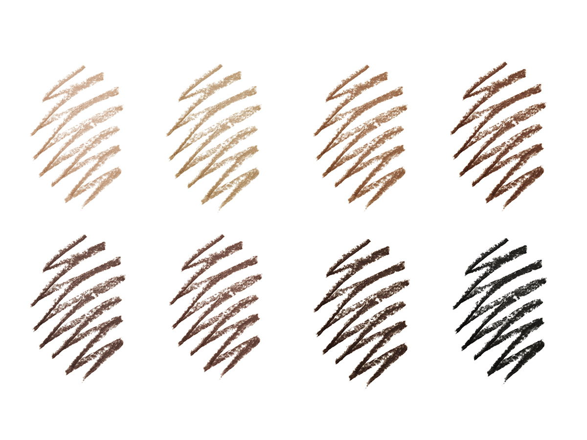 Brow Cheat swatches all shades