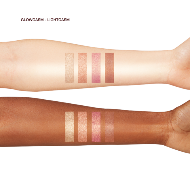 Glowgasm Face Palette - Lightgasm swatches Glowgasm Face Palette - Lightgasm swatches