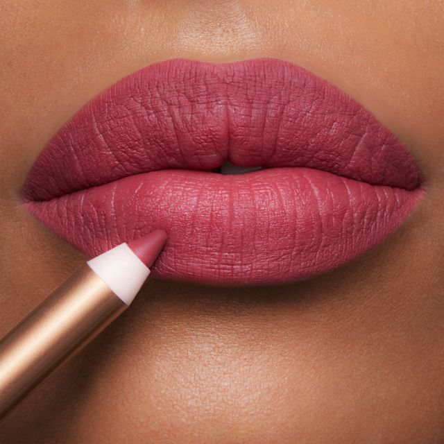 Lip close up of 90s Pink Lip Cheat