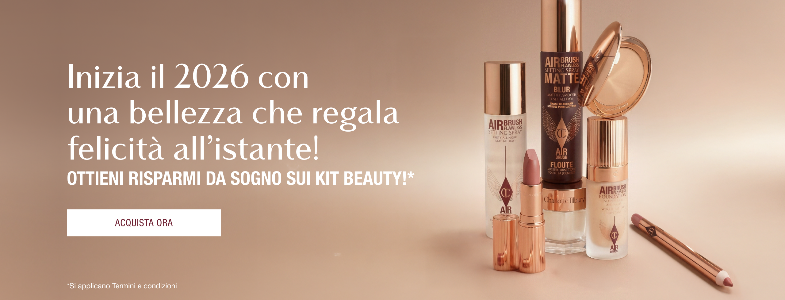 Inizia il 2026 con la bellezza istantanea della felicità!  OTTIENI RISPARMI DA SOGNO SUI KIT BEAUTY!* <ACQUISTA ORA>