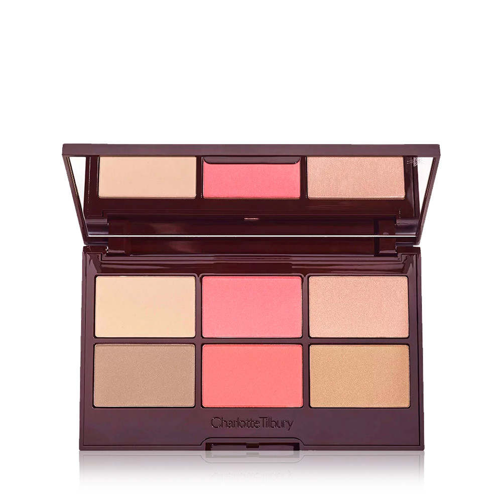 Glowing, Pretty Skin Palette Highlighter & Blush Face Palette