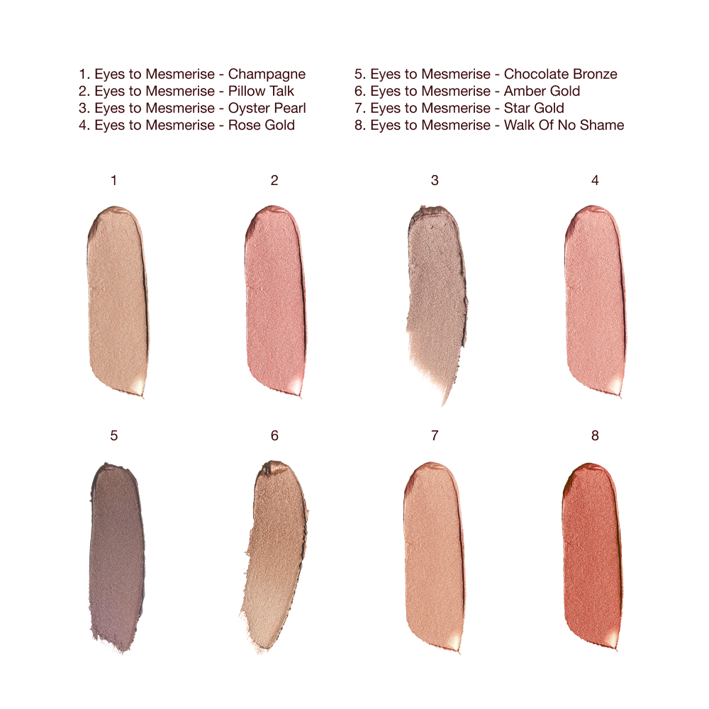 EYES TO MESMERISE TEXTURE SWATCHES