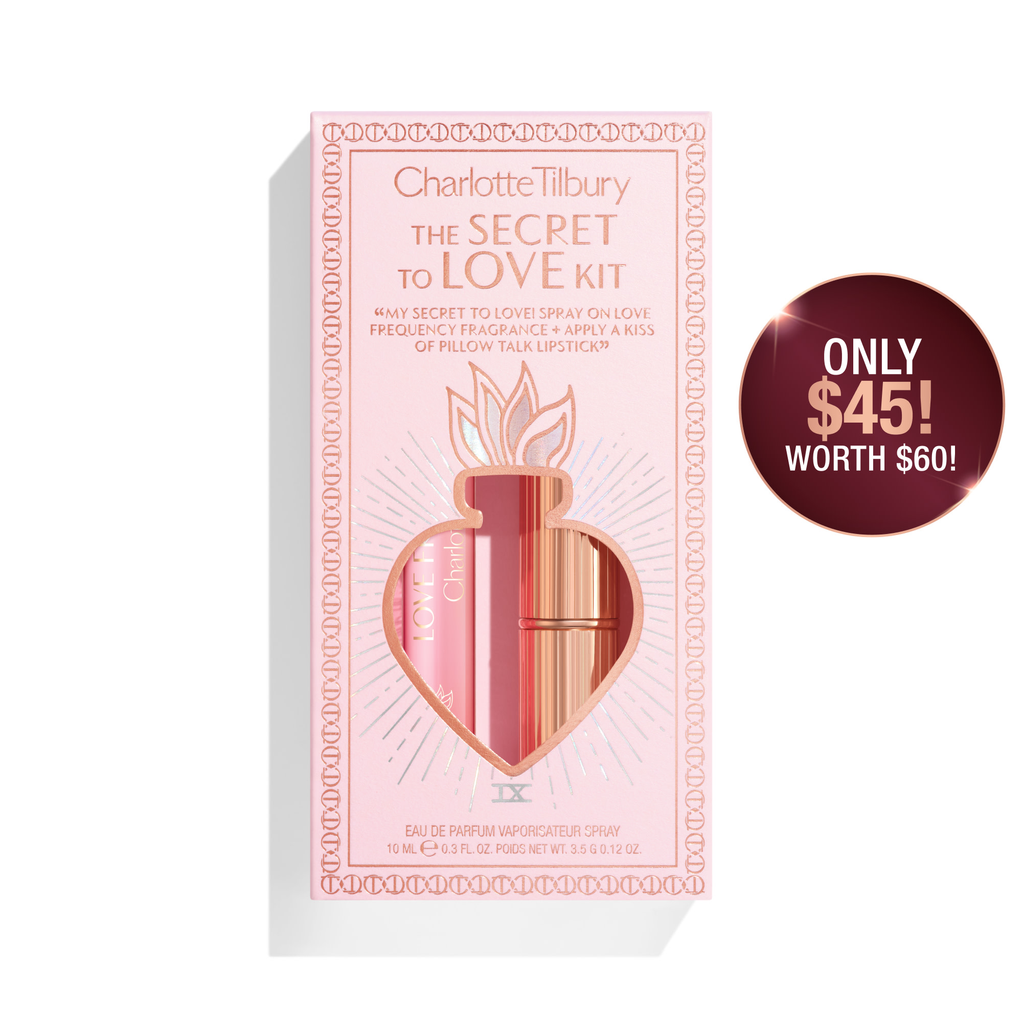 Charlotte Tilbury The Secret To Love Kit - Limited Edition Fragrance & Lip Kit
