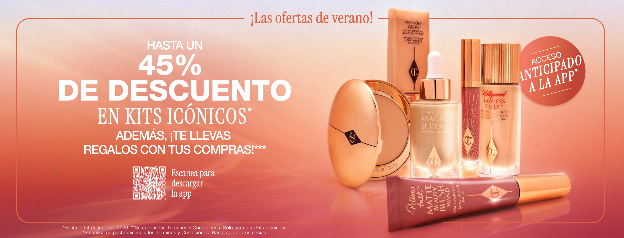 Take it all off  Hasta un 45% de descuento en artículos seleccionados*  ¡Consigue regalos con tus compras!**  <DESCARGA LA APP>