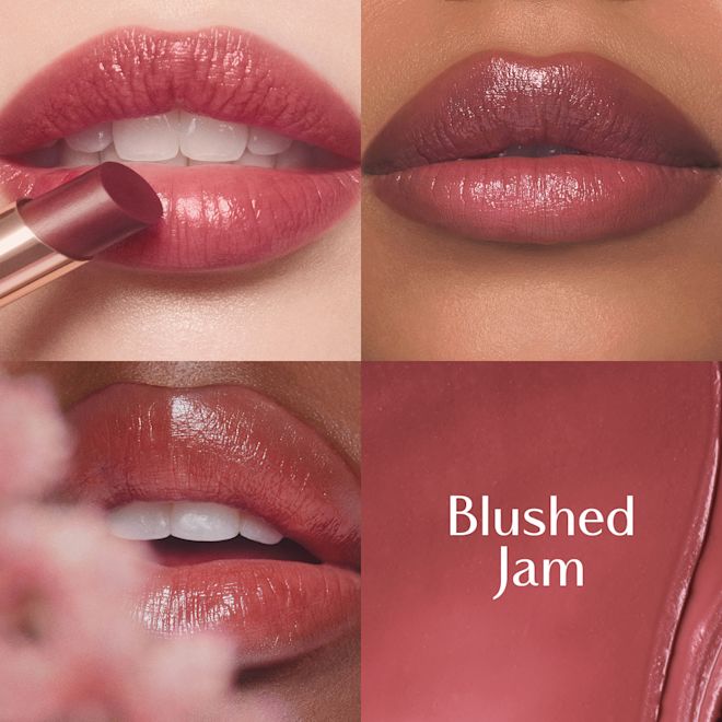 Pillow Talk Blush Balm Lip Tint - Blushed Jam Lip Grid Pillow Talk Blush Balm Lip Tint - Blushed Jam Lip Grid