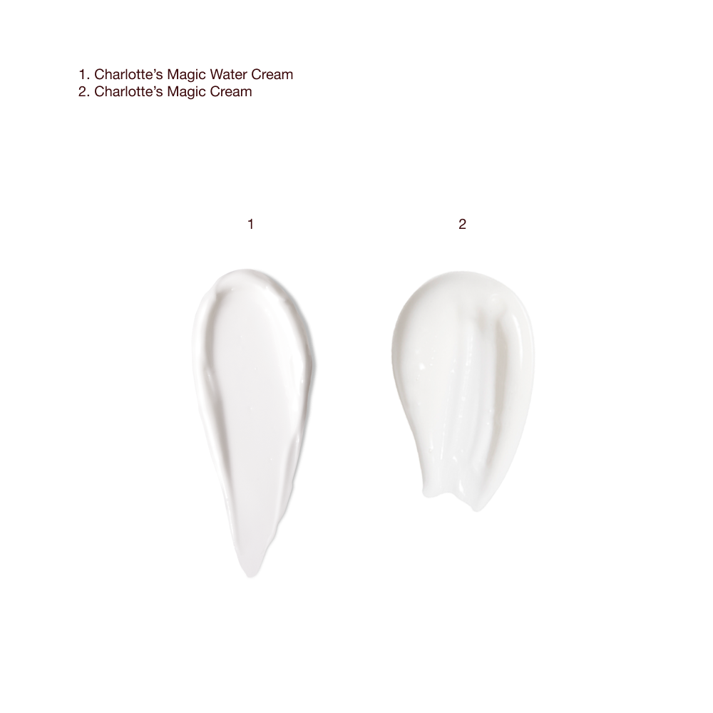 Magic Cream and Magic Water Cream Texture Swatch 