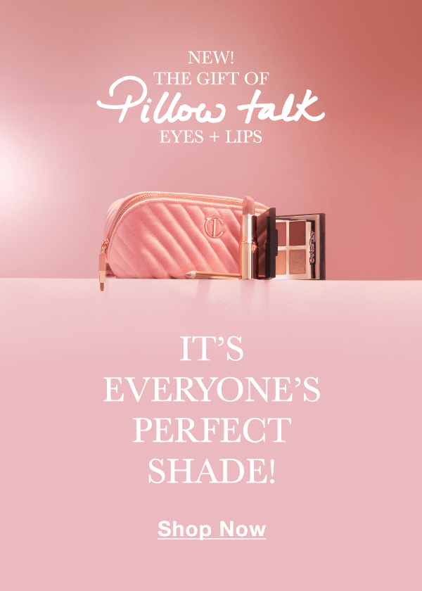 NEW! THE GIFT OF Pillow talk EYES + LIPS! IT'S EVERYONE'S PERFECT SHADE! 