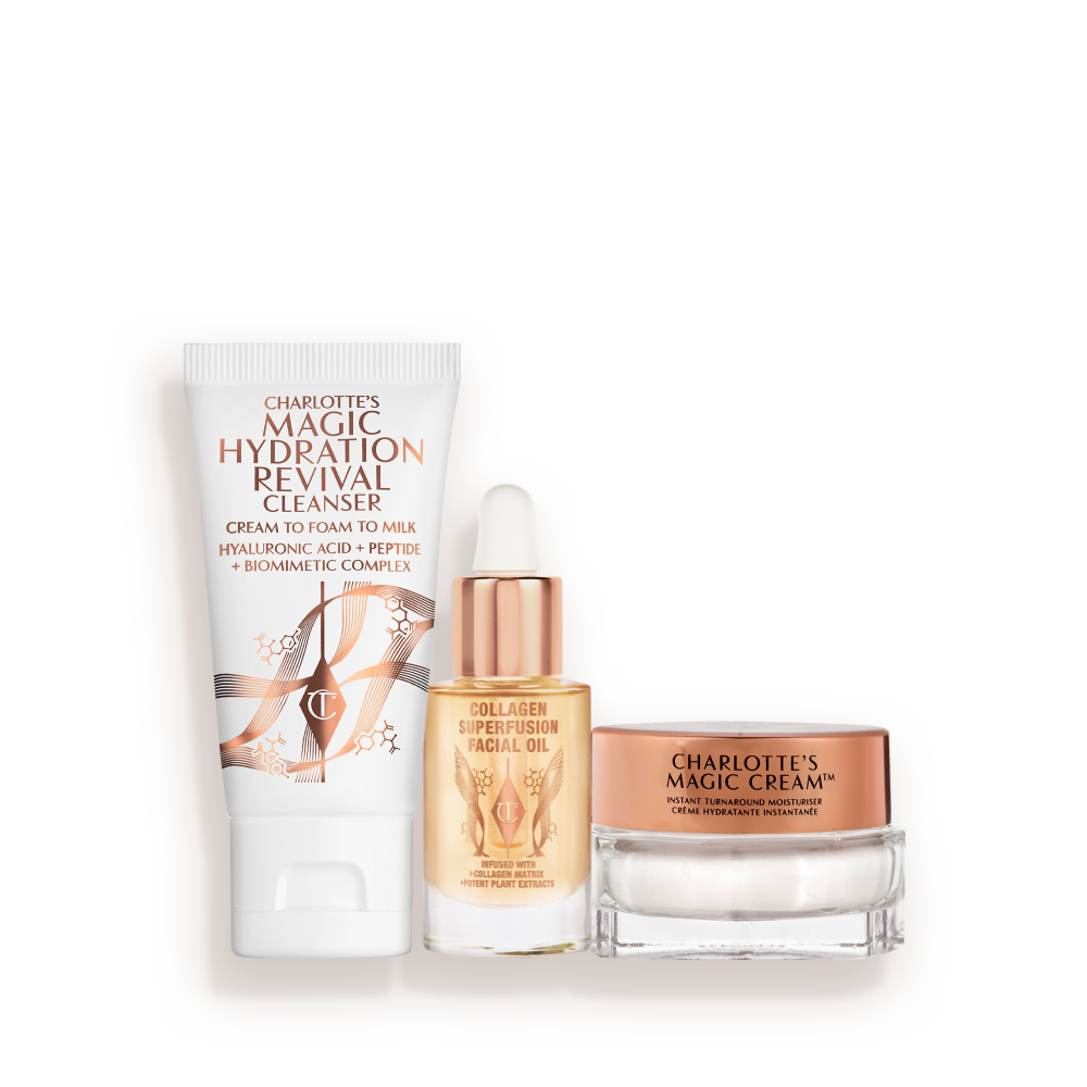 CLEANSER, MC 15ML & FACE OIL PACKSHOT