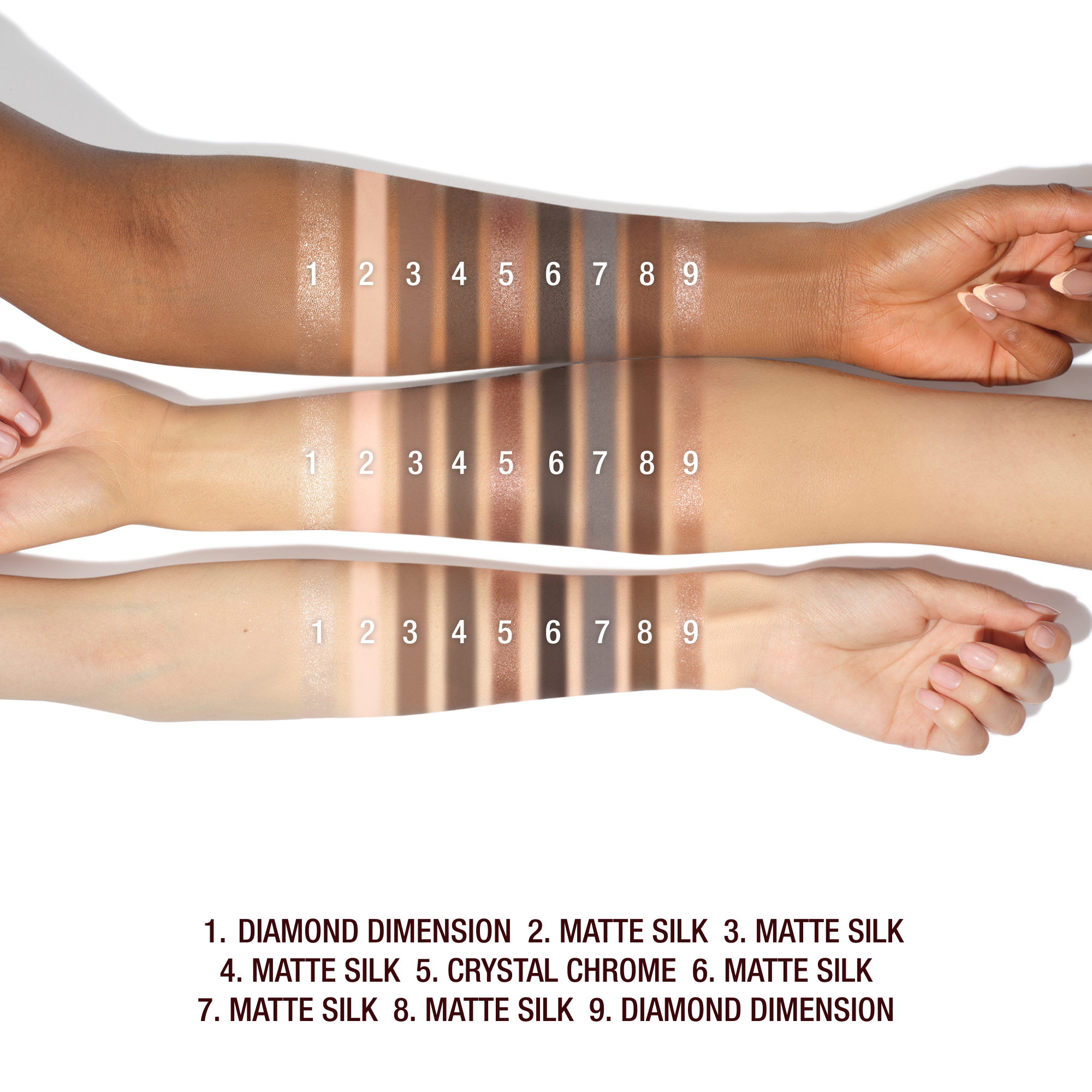 Super Neutral Eyeshadow Palette arm swatch