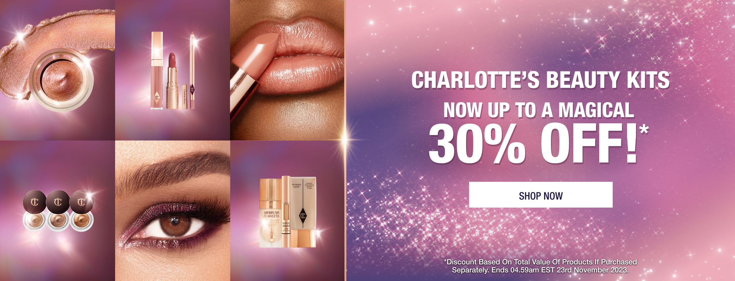 Charlotte Tilbury Cosmetics: 15% Off Your First Order & Free