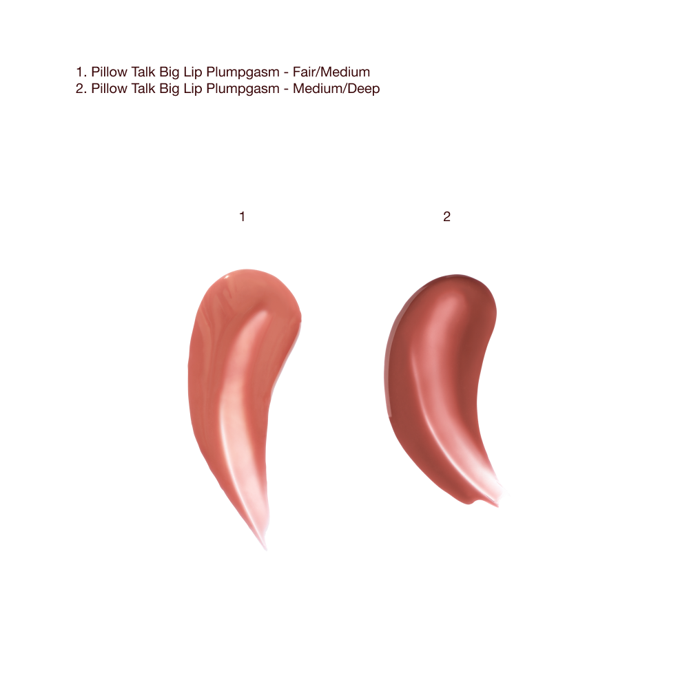 PILLOW TALK PLUMPGASM TEXTURE SWATCHES