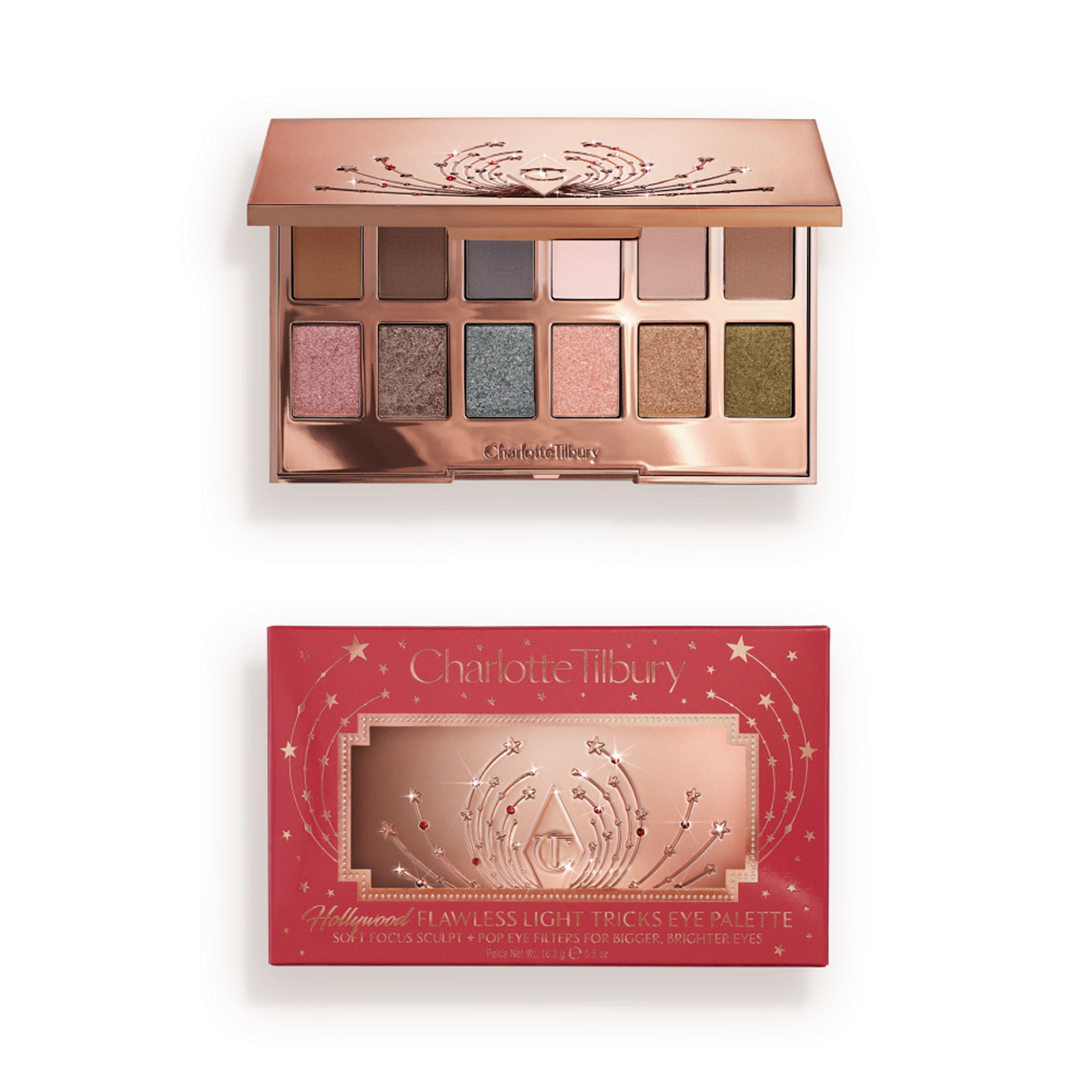 HOLLYWOOD FLAWLESS LIGHT TRICKS EYE PALETTE Closed Packshot