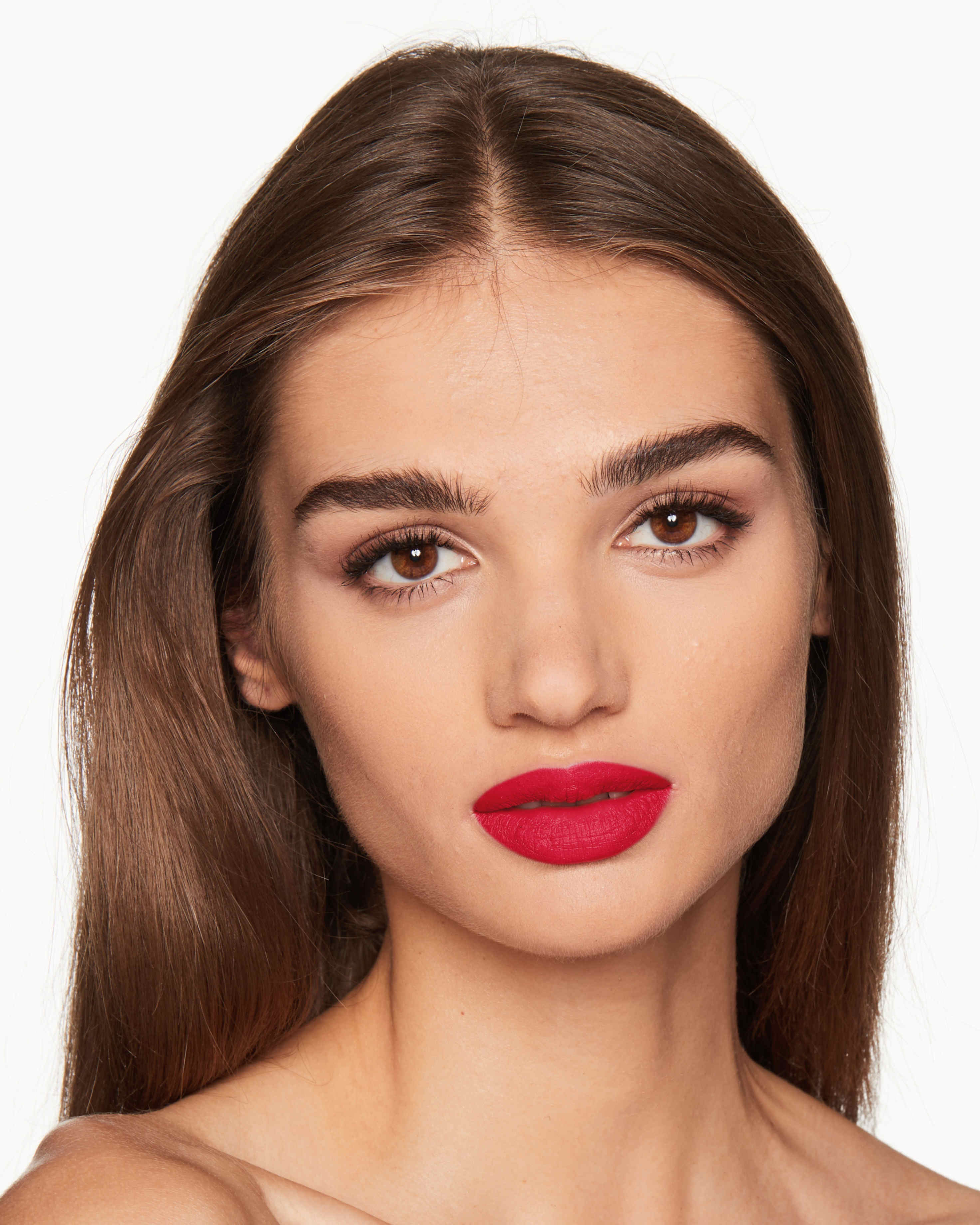 cool toned red lipstick drugstore