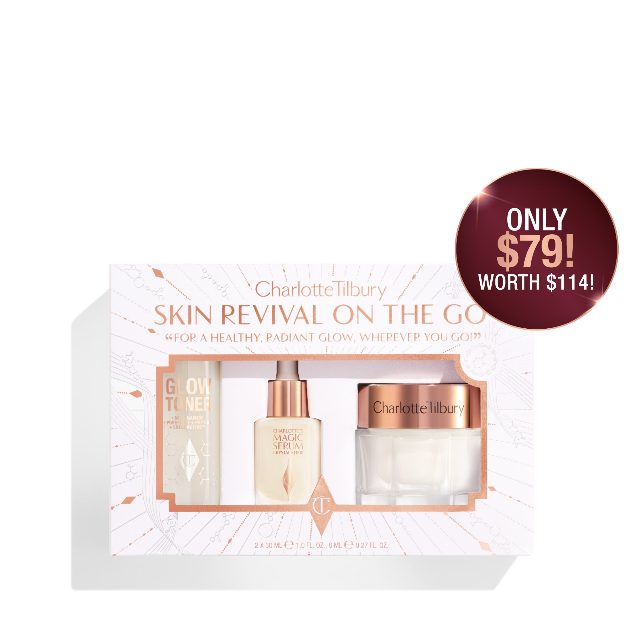 Charlotte Tilbury Skin Revival On The Go - Limited Edition Skincare Kit