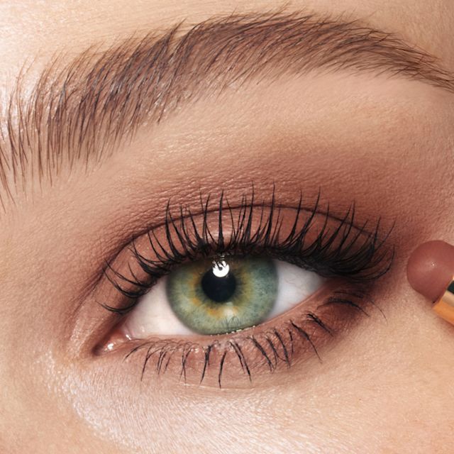 Best eyeshadow colours for green eyes Mink Sculpt rose brown eyeshadow on green eyes