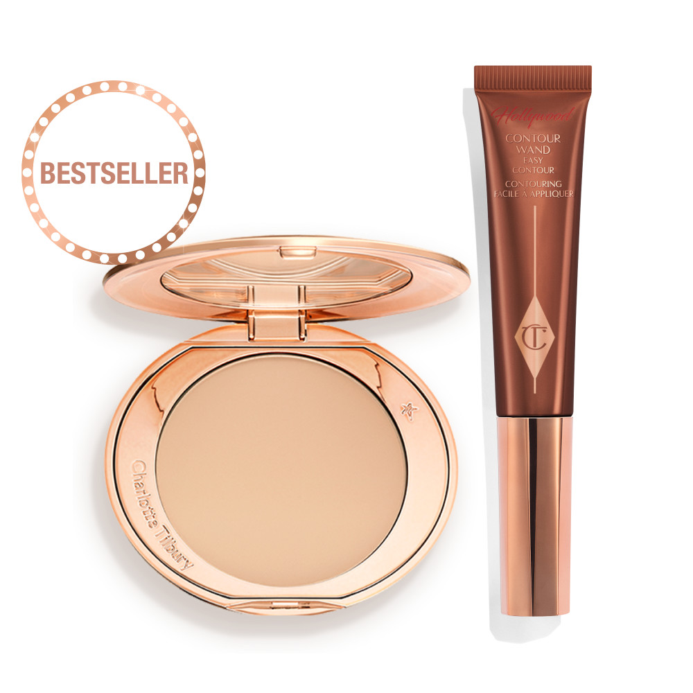 Charlotte Tilbury Airbrush Flawless Skin & Hollywood Cheekbones Kit - Magical Savings