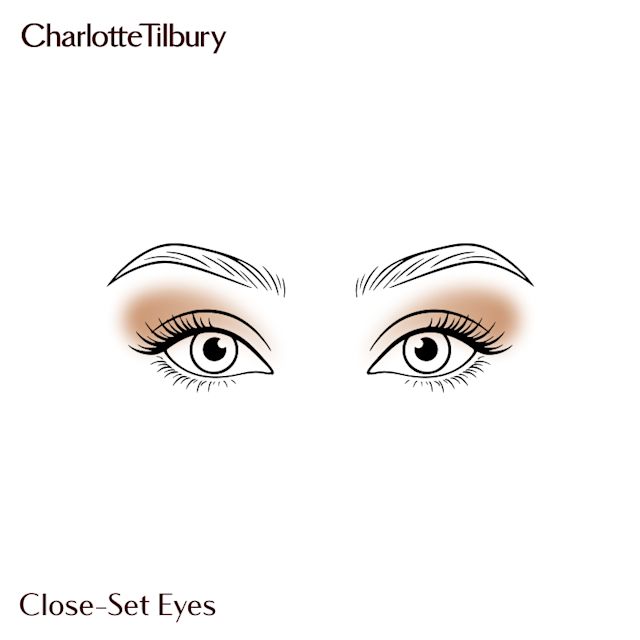 eyeshadow for close-set eyes
