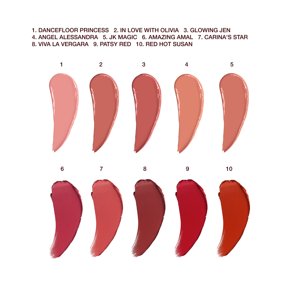 HOT LIPS 2 FOREVER SWATCHES