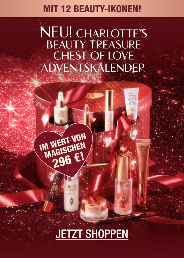 NEW! CHARLOTTE'S BEAUTY TREASURE CHEST OF LOVE ADVENT CALENDAR