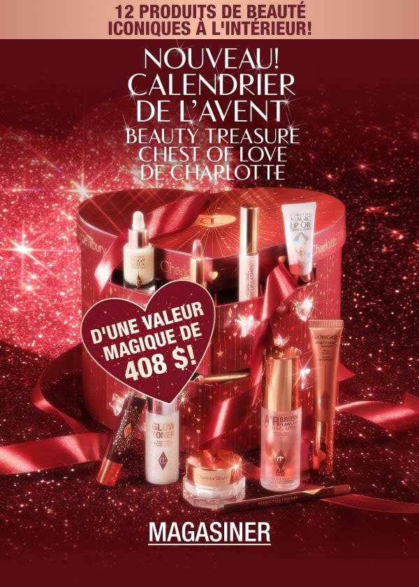 NEW! CHARLOTTE'S BEAUTY TREASURE CHEST OF LOVE ADVENT CALENDAR