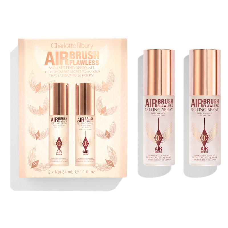 Airbrush Flawless Setting Spray Duo mini makeup gift