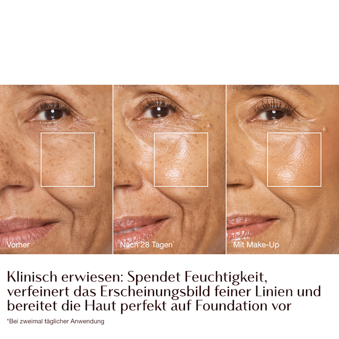 Magic Cream – Vorher und nachher mit Make-up Infografik– Model Anna Magic Cream – Vorher und nachher mit Make-up Infografik– Model Anna