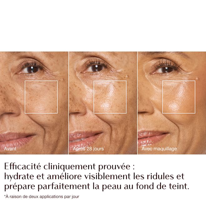 Magic Cream - infographie maquillage avant/après - mannequin Anna Magic Cream - infographie maquillage avant/après - mannequin Anna