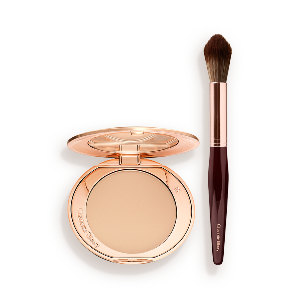 Flawless Finish Skin Set - Setting Powder & Makeup Brush Duo