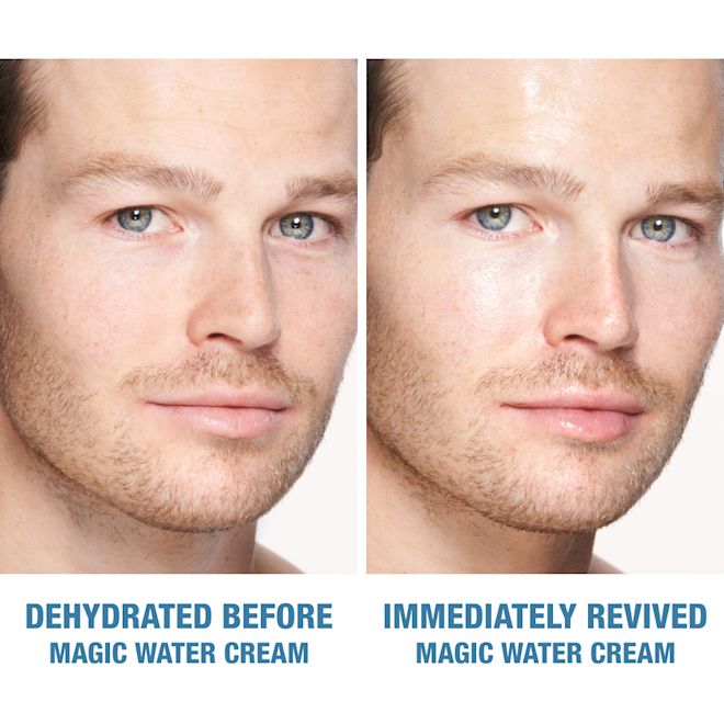 Before and After Magic Water Cream Before and After Magic Water Cream