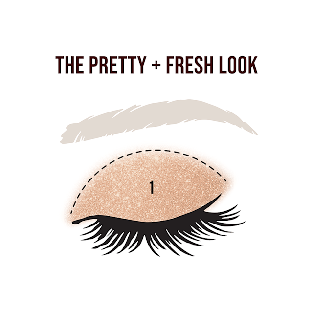 pretty and fresh eyeshadow look