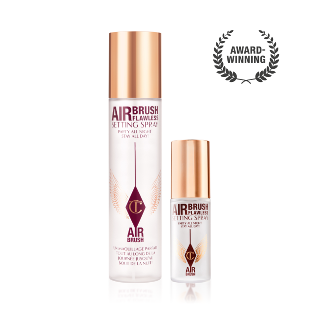 AIRBRUSH FLAWLESS SETTING SPRAY XL & MINI DUO PACKAGING