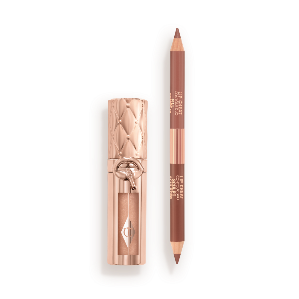 Super Nudes Sculpt, Fill + Plump Lip Kit: Lip Contour Duo And Plumping Lip Gloss 1