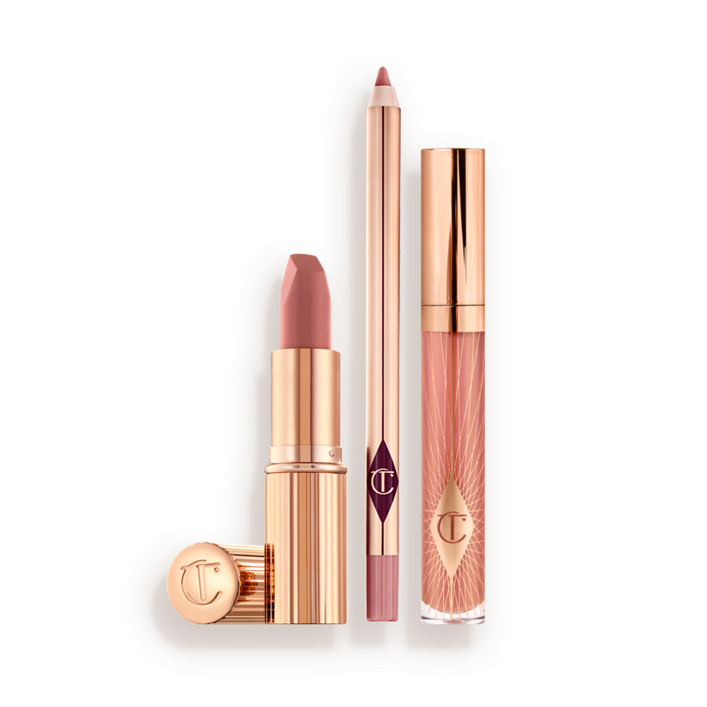 Pillow Talk Collagen Glow Lip Kit: Lip Gloss, Lip Oil + Lip Plumper Lip Kit 1