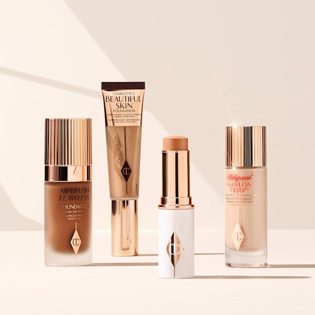 Las foundations de Charlotte de cobertura ligera, media, total y sheer para todo tipo de piel