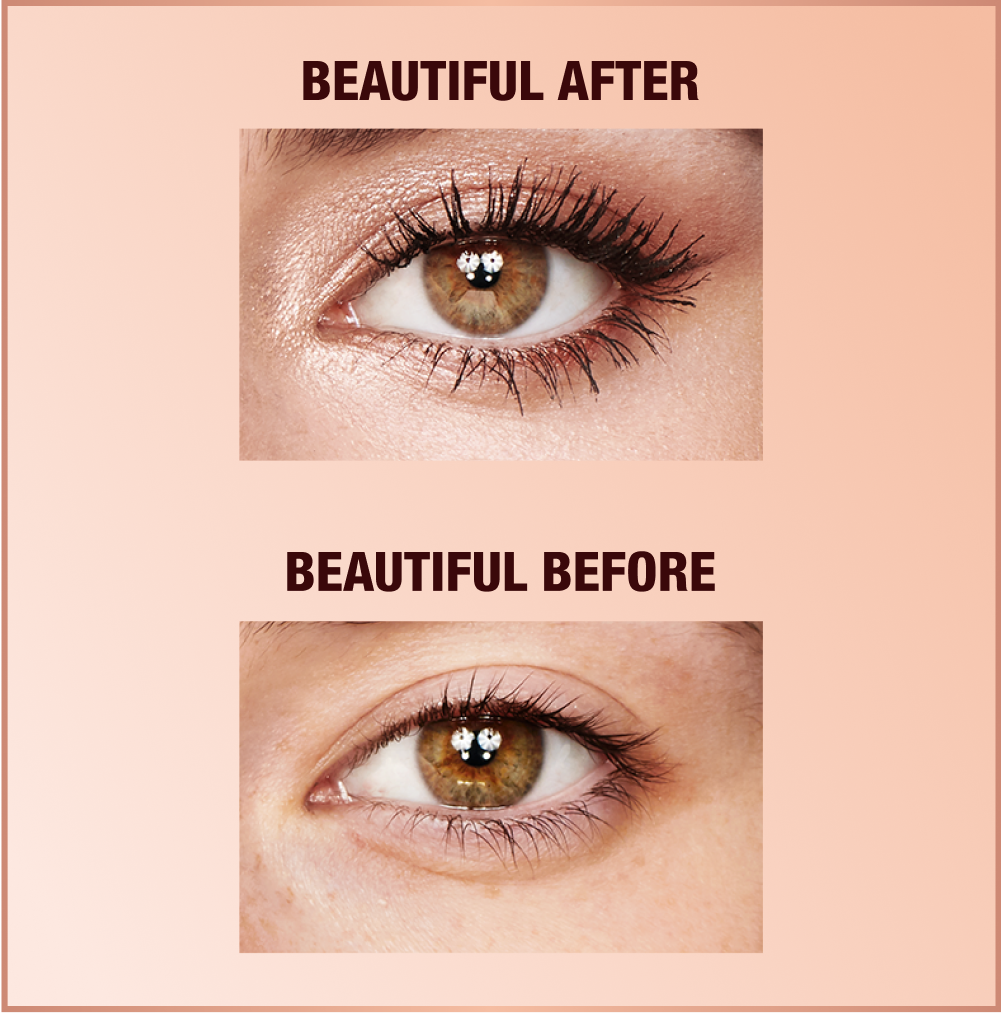 Legendary lashes before and after