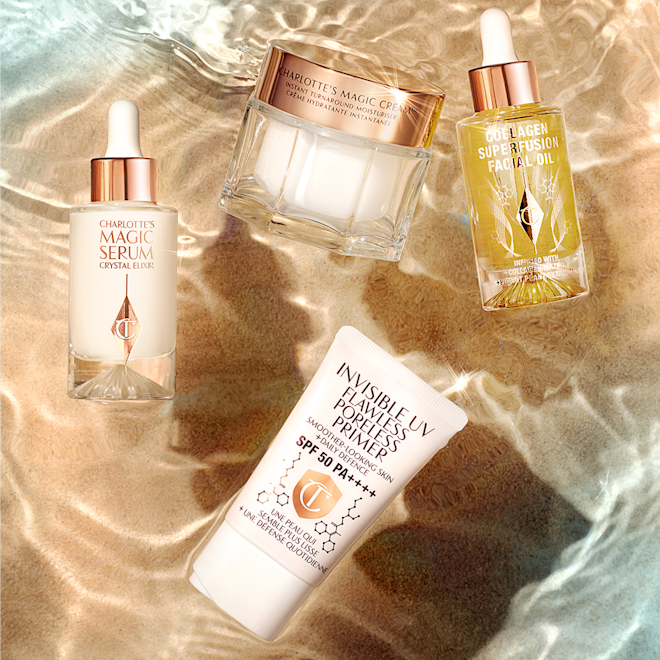 UV Primer-STILL NA (1) Banner with a primer in a white-coloured tube with a white-coloured lid with text on it that reads, 'invisible UV Flawless poreless primer SPF 50 PA++++'.