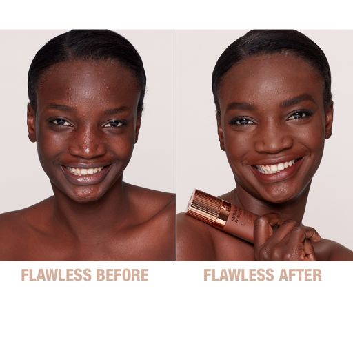 Airbrush Flawless Foundation 16 Cool Before and After