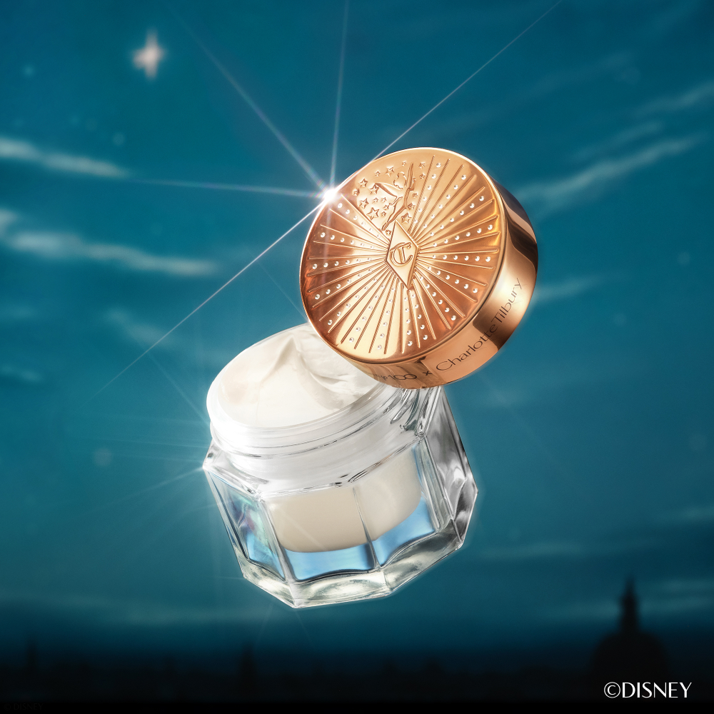 Charlotte's Magic Cream with a Tinkerbell design from the Disney100 x Charlotte Tilbury limited-edition collection