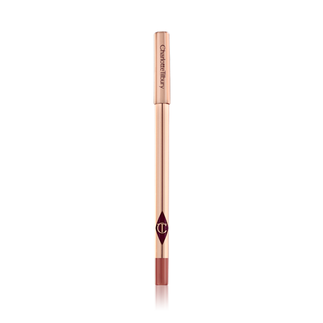 Pillow Talk Medium is Charlotte's mid-toned, berry-rose shade of her Lip Cheat lip liner