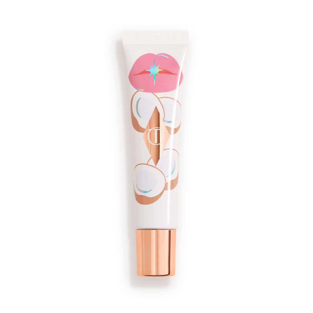 Charlotte Tilbury Unreal Lips Healthy Glow Nectar Lip Oil With Hyaluronic Acid And Vitamin E Juicylicious Coconut Wate In White