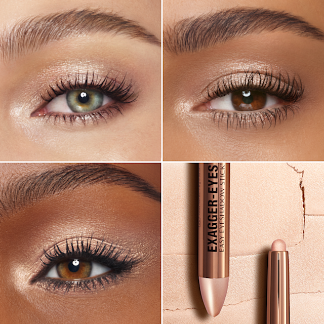 Satin Diamonds eyeshadow look 3 skin tones